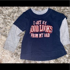 Now & Zen screen print long sleeve shirt